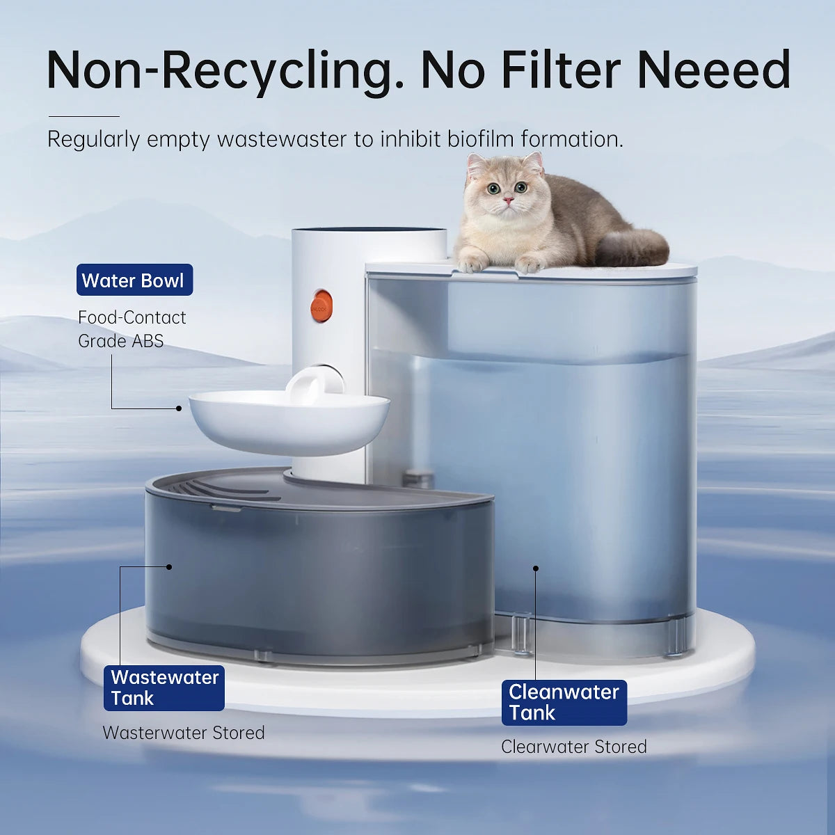 Pouring Pet Water Dispenser