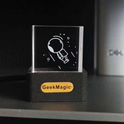Crystal Cube Photo Display